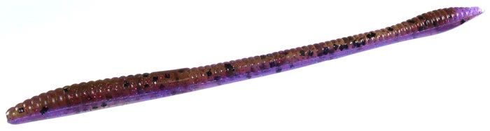 Zoom Trick Worm Style Straight Tail Floating Worm Bass Fishing Lure 20ct  6.5